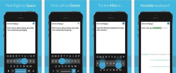 Les premières apps compatibles avec le clavier alternatif Fleksy iOS débarquent