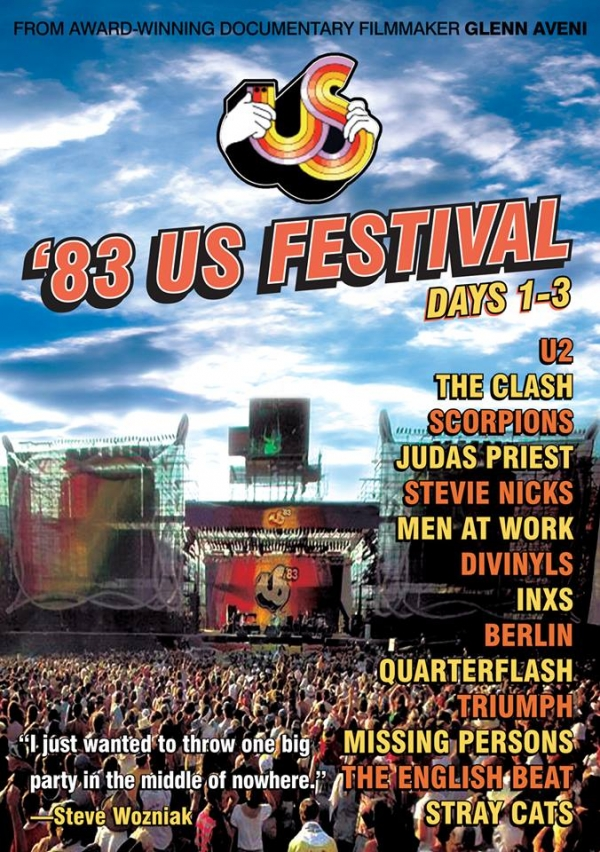 Quand Woz organisait des festivals avec U2 et les Clash, bientôt dispo' en DVD