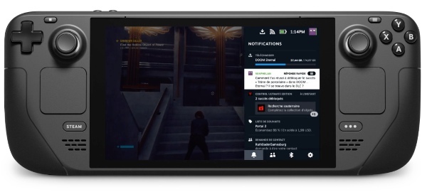 Steam Deck : une option limitant les jeux à 30 ips pour préserver la batterie