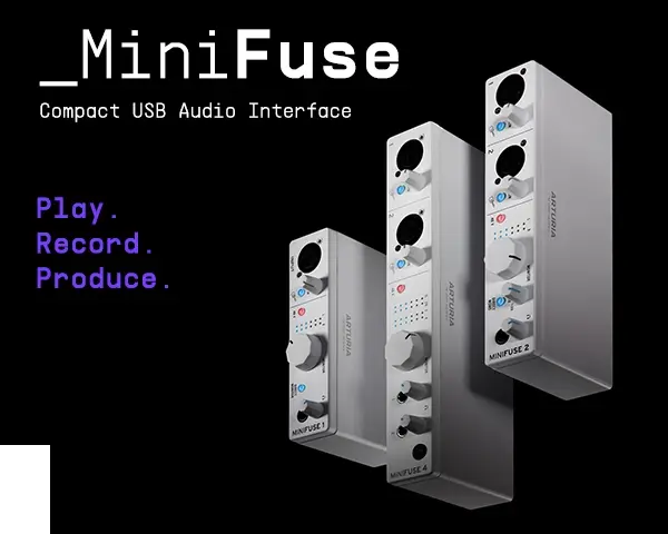 MiniFuse : une nouvelle gamme d'interfaces audio USB-C chez Arturia