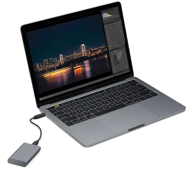 Test express du SSD USB-C 3.2 Gen2 Mobile SSD Secure de LaCie (1 050 Mo/s)