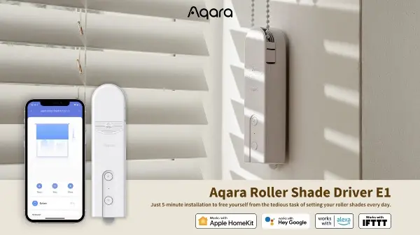 Le contrôleur motorisé pour stores compatible HomeKit d'Aqara est dispo à 62€ (promo)