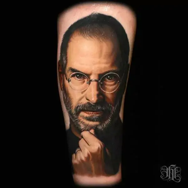 L'image du soir : un tattoo de Steve Jobs