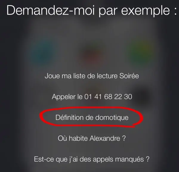 L'image du jour : quand Siri évoque la domotique avec insistance