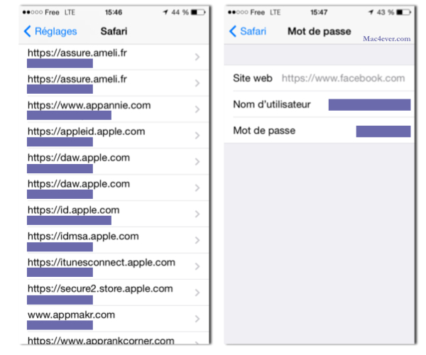 Astuce : retrouver ses mots de passe iCloud depuis son iPhone / iPad