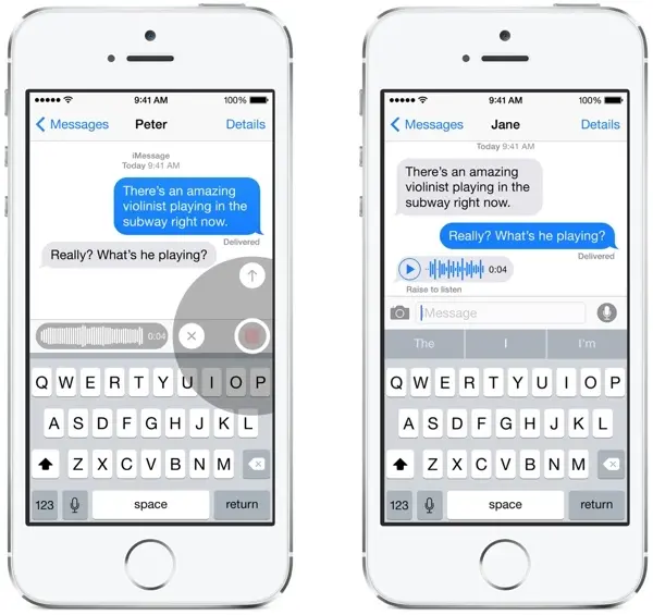 Les iMessages audios d'iOS 8 préparent-ils le terrain pour l'iWatch ?