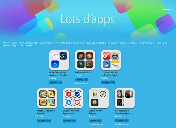 iOS 8 : quel accueil pour les lots d'applications ?