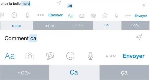 Sondage : que pensez-vous de l'autocorrection d'iOS 8 en français ?