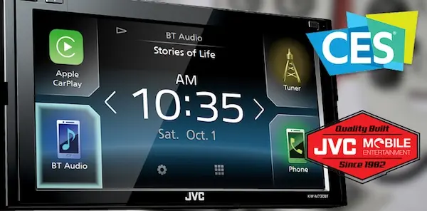 #CES : JVC, Clarion et Kenwood présentent leurs autoradios CarPlay