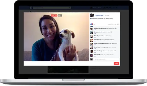 Facebook Live diffuse en direct depuis les Mac et les PC