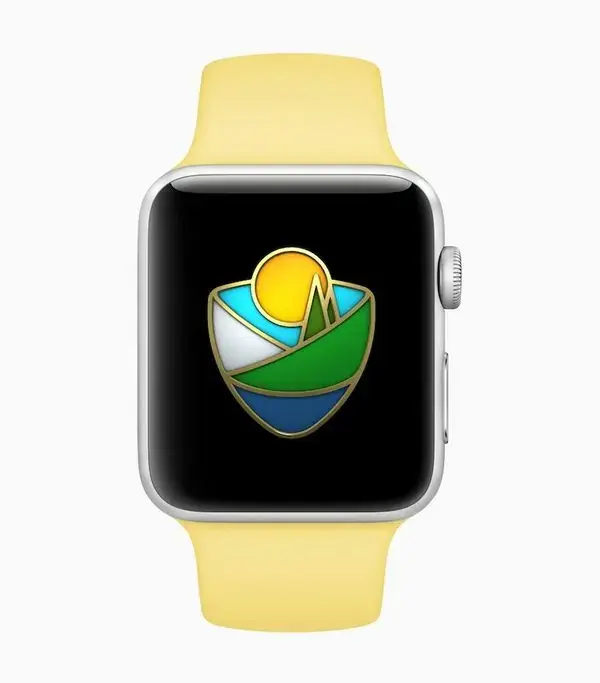 Apple Watch : le trophée des parcs nationaux apparait dans l'app Activité