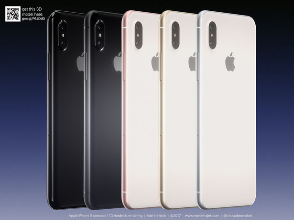 Sondage : quel coloris choisiriez-vous pour l'iPhone 8 ?