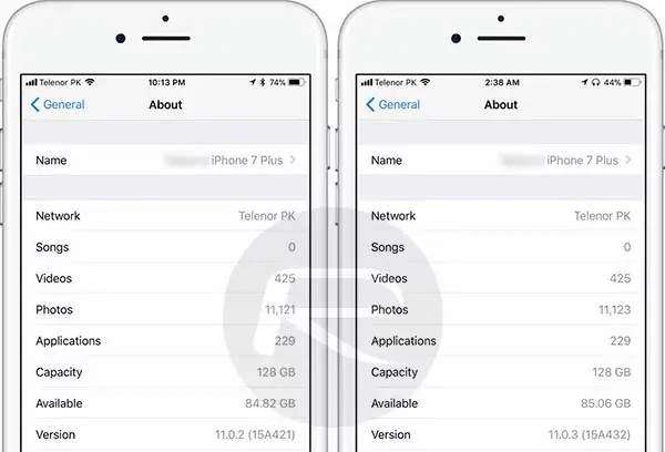 iOS 11.0.3 libère encore de l'espace sur les iPhone