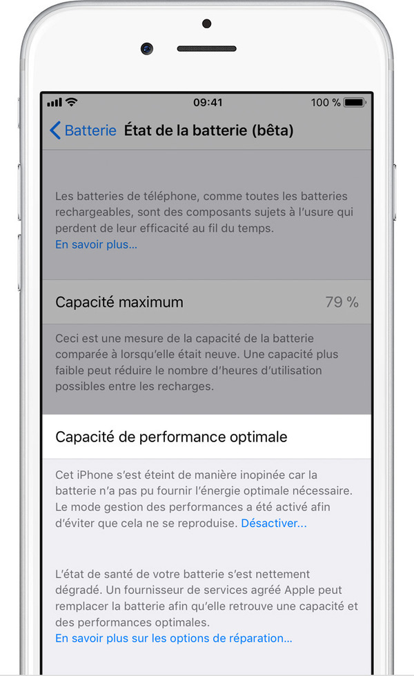 iPhone : le lissage des performances désactivé par défaut sur iOS 11.3