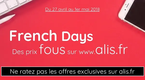 #FrenchDays : promos sur les MacBook Pro/Air, iMac et iPhone chez alis.fr (dernier rappel)