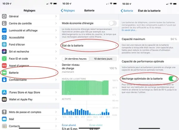 iOS 13 : "Recharge optimisée de la batterie" pour lutter contre son vieillissement