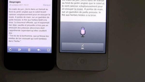 iPhone 4S - quand Siri se prend pour Desproges