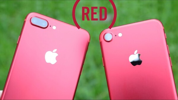 iPhone RED (rouge) en version 7 et 7 plus
