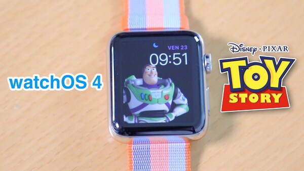 Tous les cadrans Toy Story de watchOS 4 !