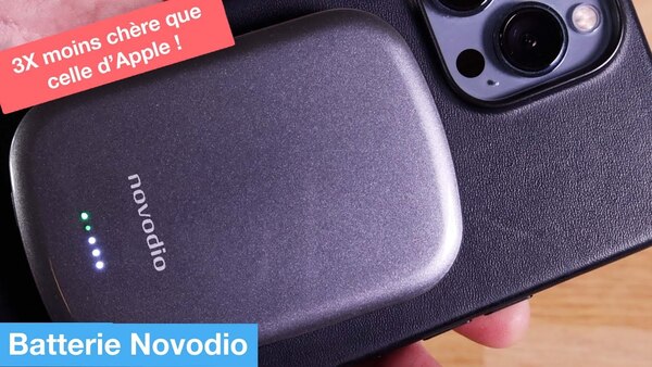 La meilleure batterie MagSafe pour iPhone ? Novodio Stick'N Go