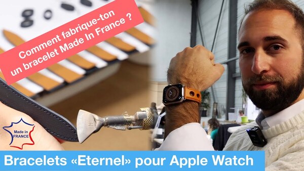 Plongée au cœur de la création de bracelets Made In France pour Apple Watch ! (Eternel)