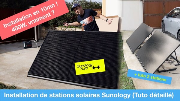 Installation des panneaux solaires Sunology Play : sans électricien et en 5mn !