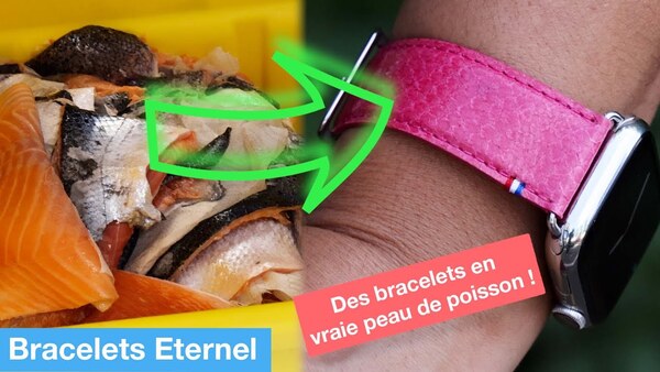 Des bracelets Apple Watch en peau de poisson !