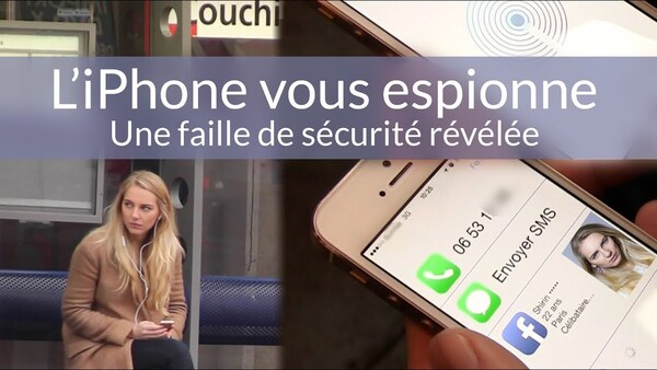 EXCLUSIF : l'iPhone vous espionne : une faille de sécurité révélée