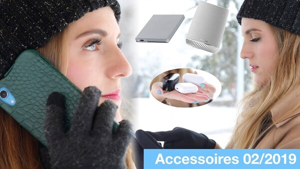 Gants tactiles, SSD, AirPods-like, hubs USB C, coque iPhone, Orbi Voice... Les accessoires 02 2019 !