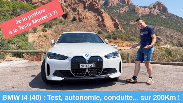 Essai BMW i4 40 sur 2000Km : autonomie impressionnante ! Je la préfère à Tesla ?