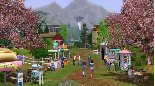 Les Sims 3 Saison en promo pour Mac