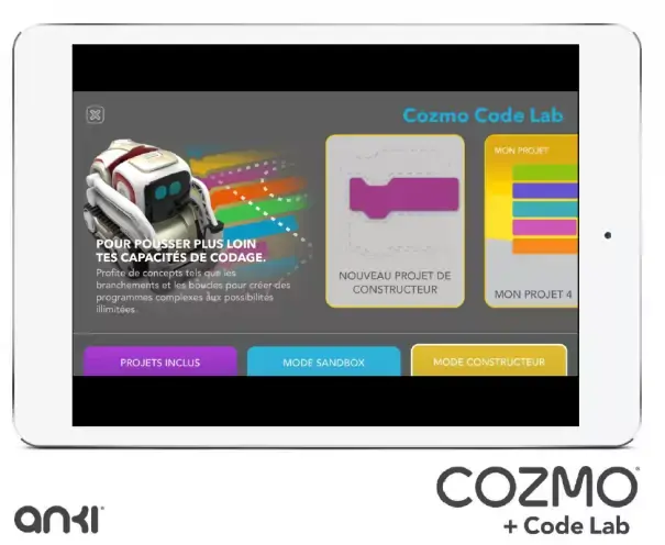 Un nouveau mode constructeur pour le robot Anki Cozmo