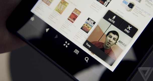 Le bouton Mayday des nouvelles Kindle Fire HDX pour une visio de support