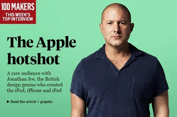 Jony Ive : copier, c'est voler du design mais surtout des heures de labeur