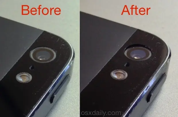 Un problème avec l'appareil photo de l'iPhone 5 ? Offrez-lui une pression !