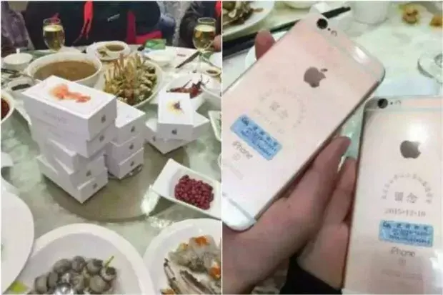 Insolite : un homme d'affaires chinois offre un iPhone 6s à tous ses anciens camarades