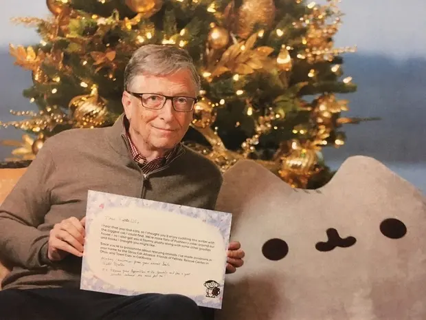 L'image du jour : Bill Gates se prend (encore) pour le Père Noël