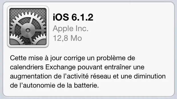 iOS 6.1.2 disponible ! [MAJ]