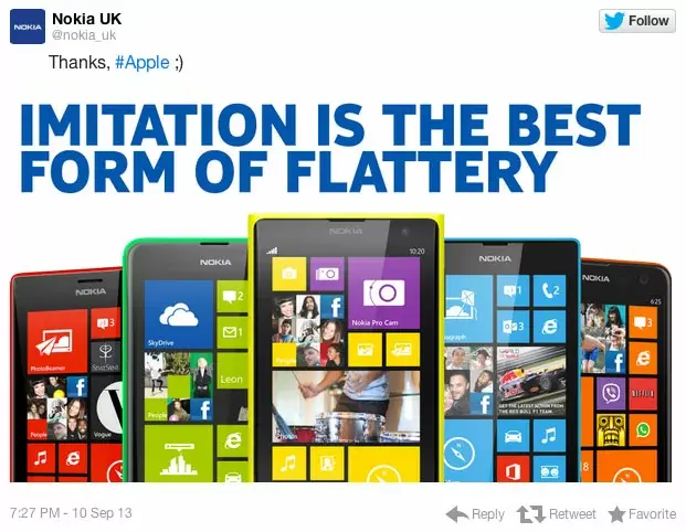 Les moqueries de Nokia face aux annonces d'Apple