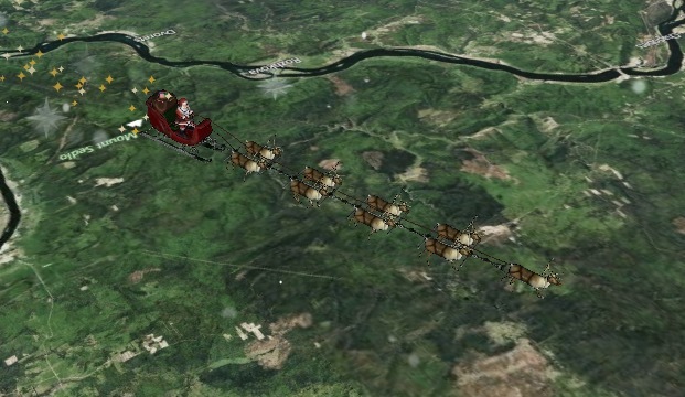 Google et le NORAD proposent de suivre en temps réel le périple du Père Noël