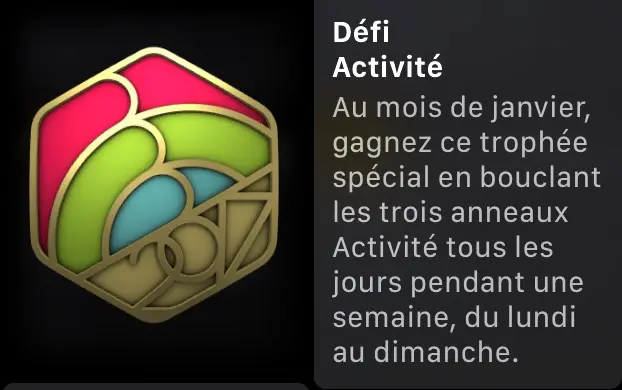 Apple Watch : le nouveau Trophée "début d'année" est bien arrivé en France !