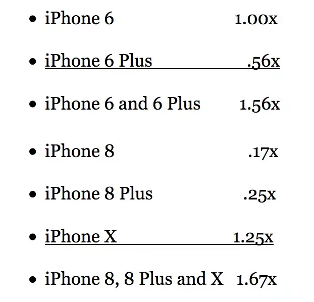 L'iPhone X ferait mieux que l'iPhone 6 (qui surpasserait les iPhone 8 et 8 plus)