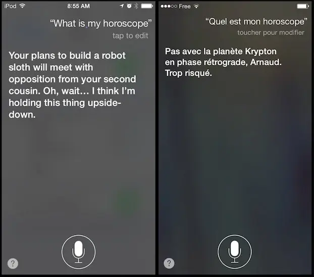 Siri n'est pas superstitieux