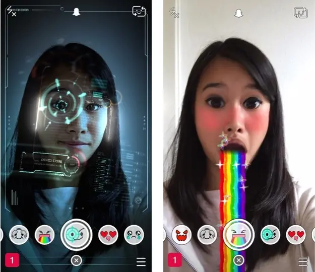 Snapchat monétise son "replay" et lance de nouveaux filtres animés pour les selfies