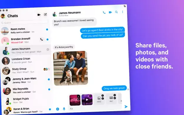 Facebook sort enfin une app Messenger pour le Mac (disponible dès à présent)