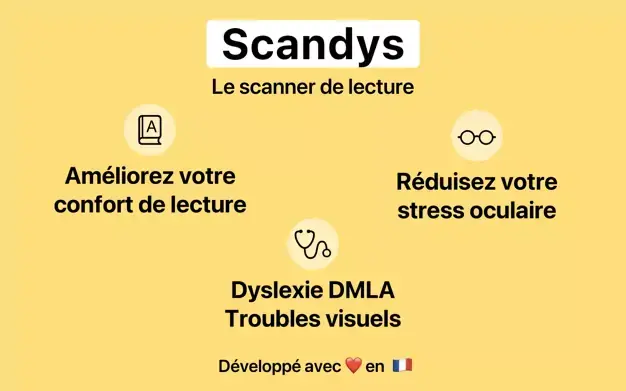 Scandys : une app française pour les personnes ayant des troubles de la lecture