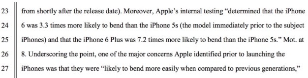 Apple savait que ses iPhone 6 étaient plus sensibles à la courbure