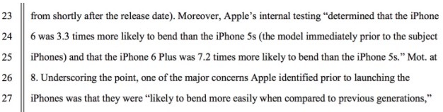 Apple savait que ses iPhone 6 étaient plus sensibles à la courbure