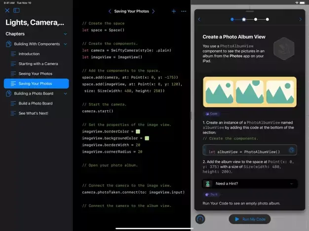 SwiftPlaygrounds 4 permet de coder des apps iOS/iPadOS depuis un iPad