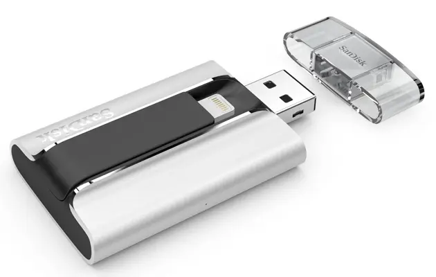 iXpand : une clé USB avec prise Lightning en vente chez SanDisk